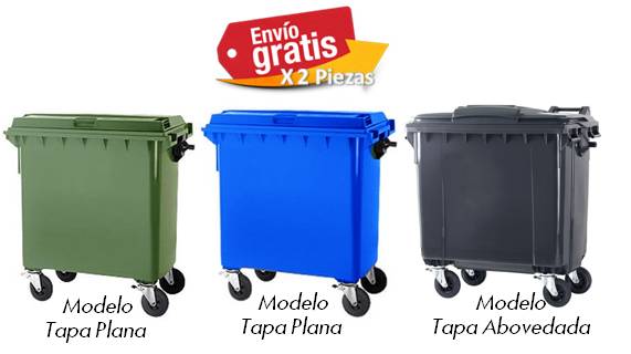 Contenedor de basura Industrial 770lts Importado ESE Dust